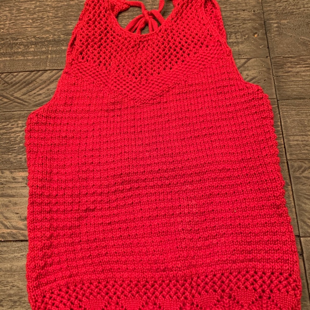 hollister cropped tank top